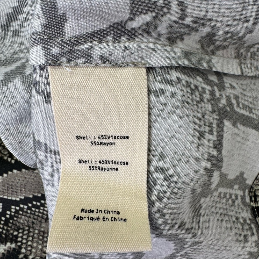 NEW L’Agence Lexi Snake Print Satin Cami Top Size Large - Picture 5 of 5